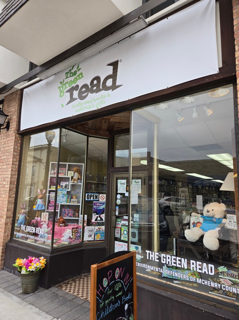 Front of The Green Read in Downtown Crystal Lake, IL