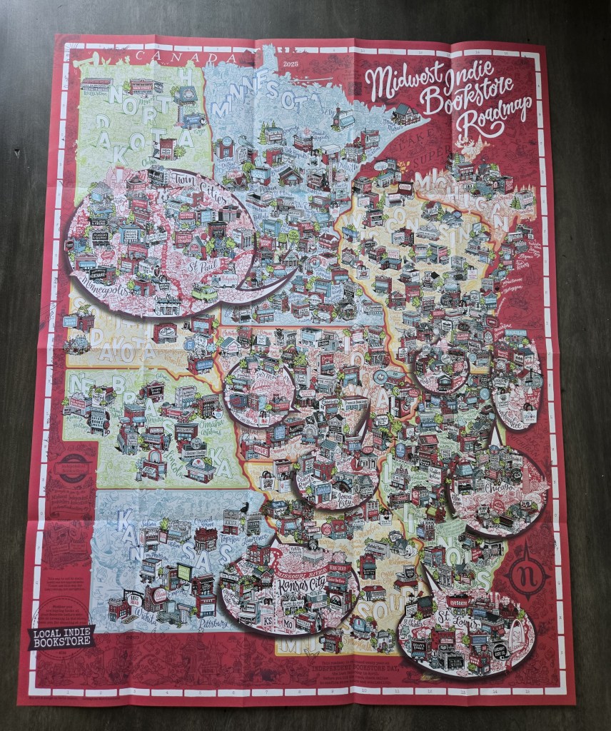 Midwest Indie Bookstore Roadmap for 2025 Independent Bookstore Day featuring Libertyville's About Time