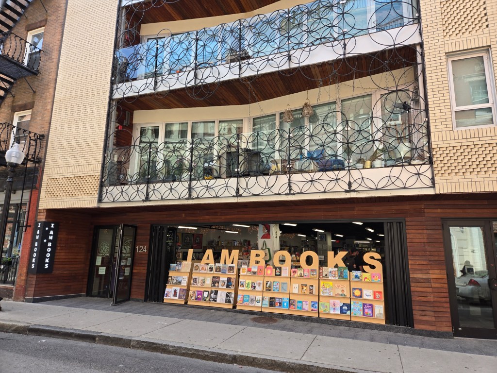 storefront I AM Books Salem Street Boston