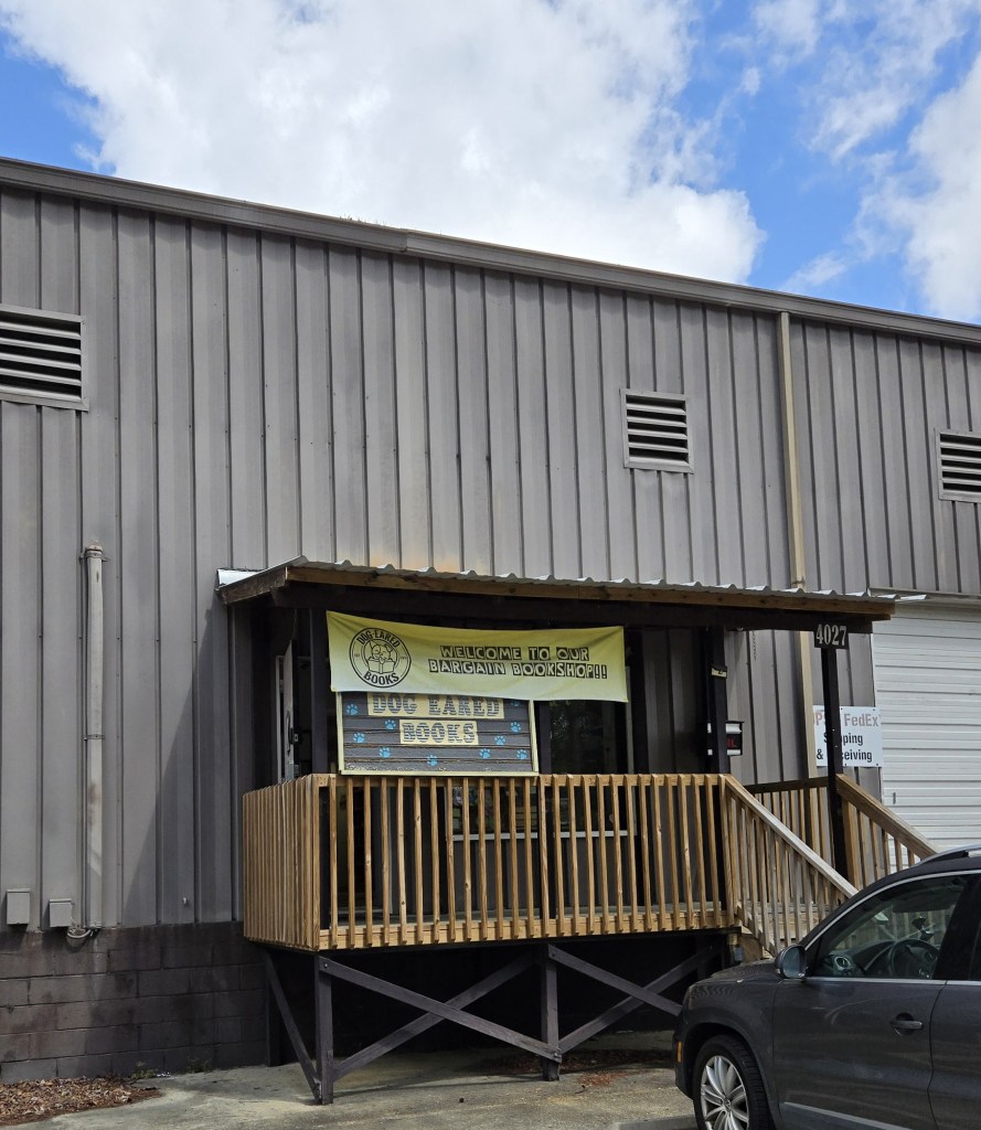 storefront to Dog-Eared Books in Raleigh, NC