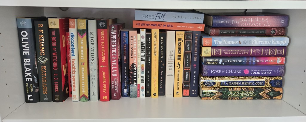 influence my TBR shelf