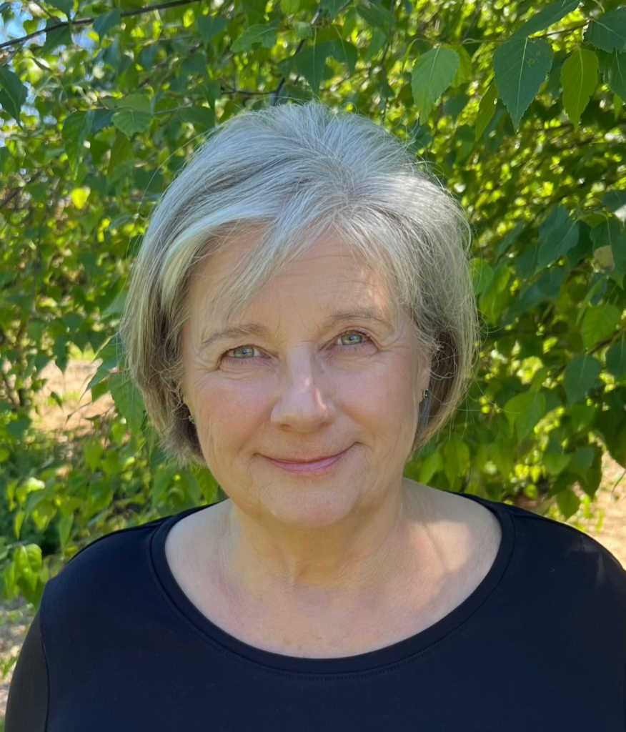 writer Janis M. Falk, author of Not Yet Lost book