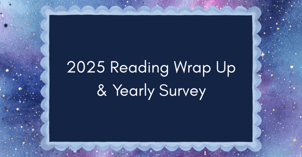 reading summary and yearly survey, books read in 2025