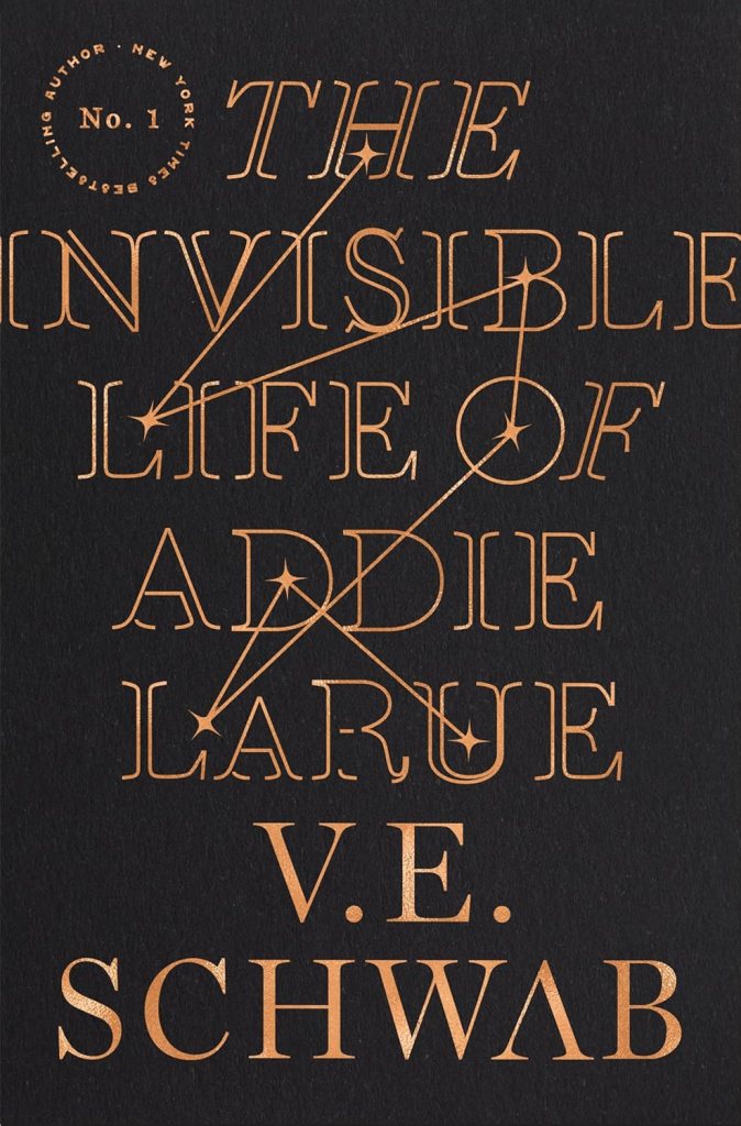 Invisible Life of Addie LaRue V.E. Schwab book cover
